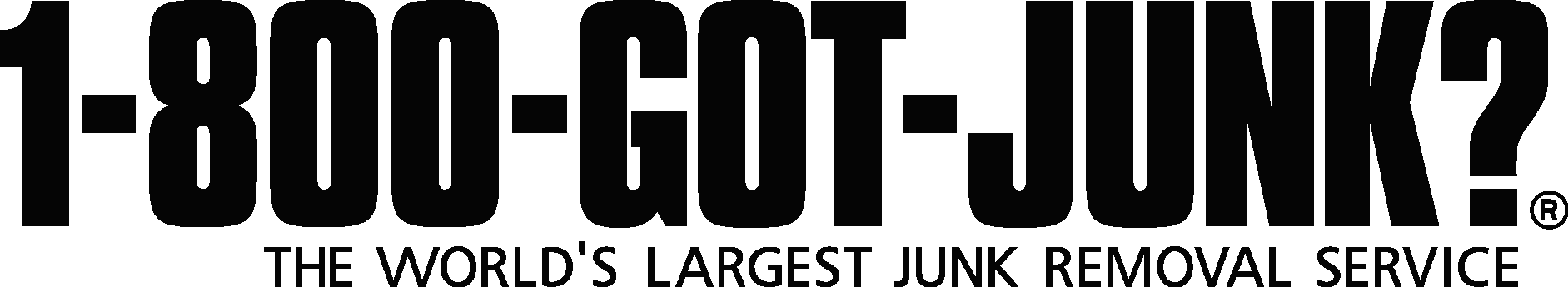 1 800 Got Junk  Black Logo Vector Logo